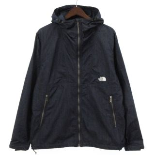 ザノースフェイス(THE NORTH FACE)のザノースフェイス ナイロン デニムコンパクト ジャケット パーカー ネイビー M(その他)