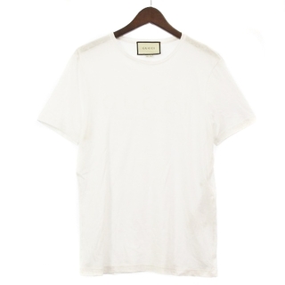 グッチ(Gucci)のグッチ GUCCI Tシャツ 半袖 ロゴ プリント 441685 ホワイト S(Tシャツ/カットソー(半袖/袖なし))