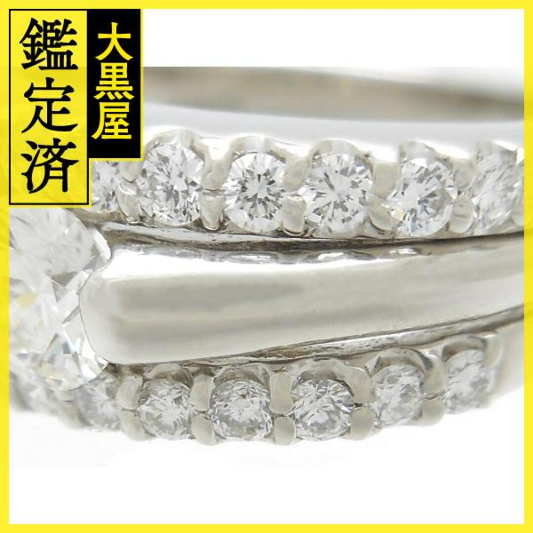 リング　ダイヤモンド0.40ct/0.303ct　プラチナ　8号　【200】 レディースのアクセサリー(リング(指輪))の商品写真