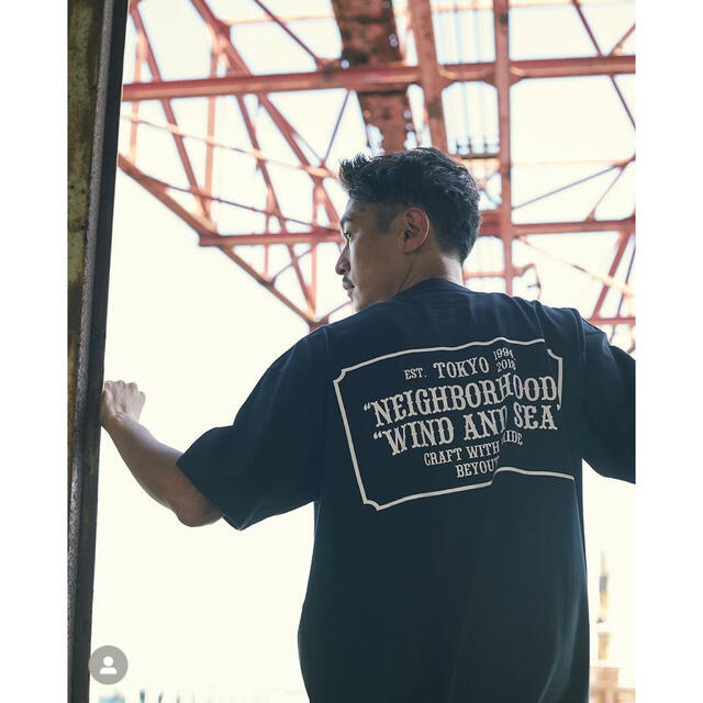 NEIGHBORHOOD × WIND AND SEA TEE . SS