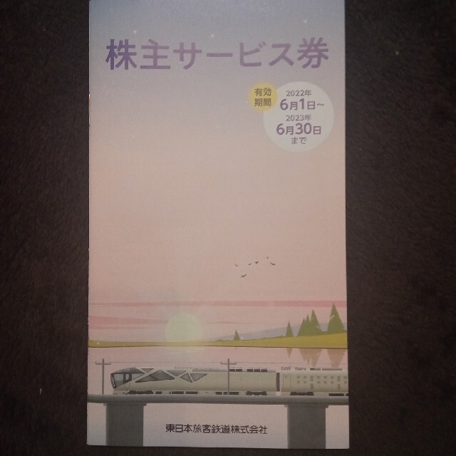 JR東日本株主優待割引券3枚&株主サービス券