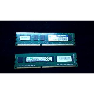 【再値下げ】ＤＤＲ3　合計12Ｇ　8G＋4G　計2枚(PCパーツ)