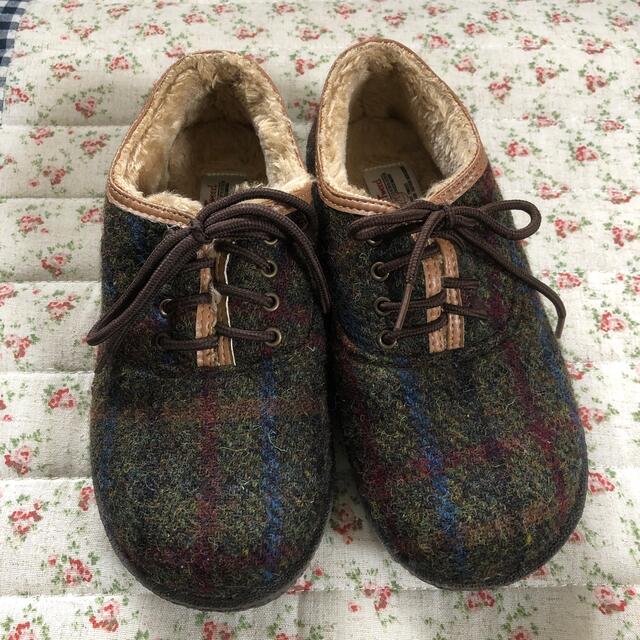 Harris Tweed(ハリスツイード)の値下げ❣️しまむら購入  ハリスツイード ボアシューズ M レディースの靴/シューズ(スリッポン/モカシン)の商品写真