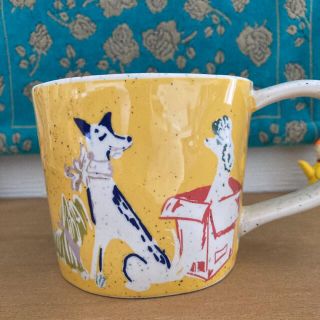 アンソロポロジー(Anthropologie)の新品)アンソロポロジー　マグカップ(dog)☆☆日曜日限定お値下げ(マグカップ)