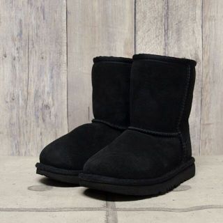 アグ(UGG)のUGG◇アグ・子ども用ムートンブーツ◇ブラック・19.5cm　美品(ブーツ)