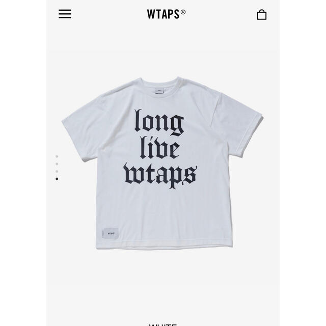 新品未使用 WTAPS LLW SS COTTON WHITE