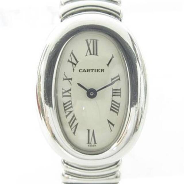 カルティエ Cartier ベニュワール ウォッチ 18KWG 腕時計 箱付き