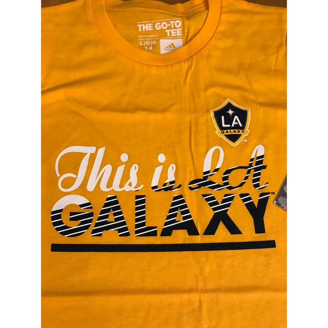 adidas(アディダス)のLA  Galaxy ガールズTシャツ　145cm エンタメ/ホビーのタレントグッズ(スポーツ選手)の商品写真