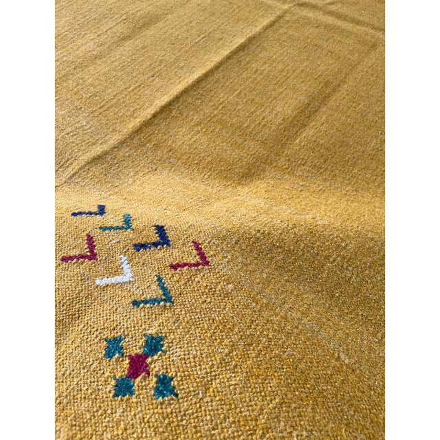 インドキリム ウール 手織り 181×123cm