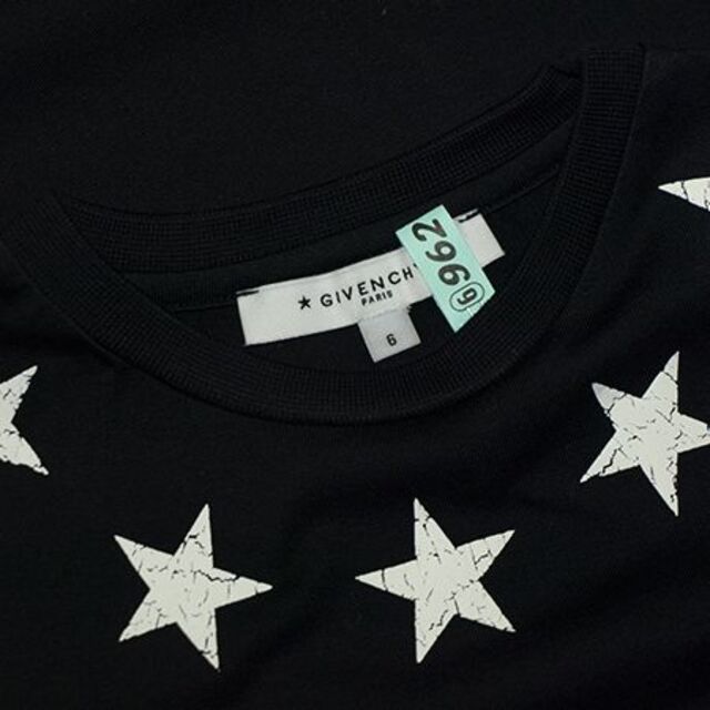 GIVENCHY(ジバンシィ)のジバンシィ・子ども用半袖Tシャツ◇ブラック　6サイズ　美品　クリーニング済み キッズ/ベビー/マタニティのキッズ服男の子用(90cm~)(Tシャツ/カットソー)の商品写真