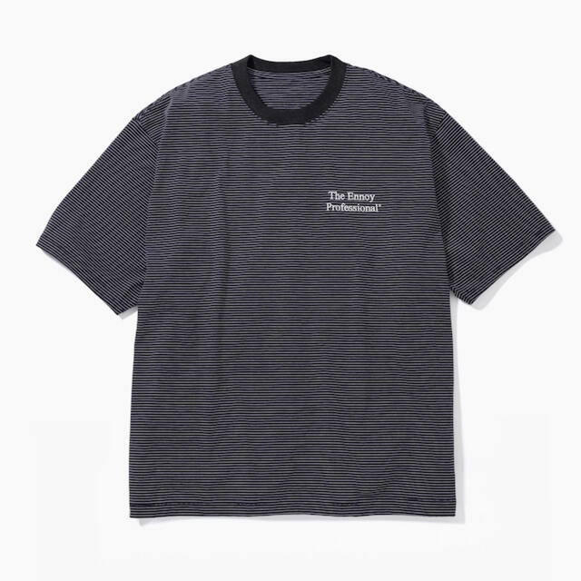 ennoy S/S Border Tシャツ (BLACK × WHITE) XL