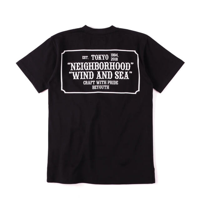 Tシャツ/カットソー(半袖/袖なし)NHWDS-2 / C-TEE.SS (CWP) / BLACK Lサイズ