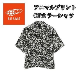 ビームス(BEAMS)のBEAMS アニマルプリント レオパード オープンカラー シャツ(シャツ)