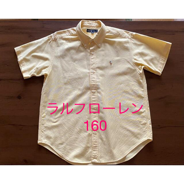 POLO RALPH LAUREN(ポロラルフローレン)のラルフローレン　160  フオーマル半袖シャツ キッズ/ベビー/マタニティのキッズ服男の子用(90cm~)(ドレス/フォーマル)の商品写真