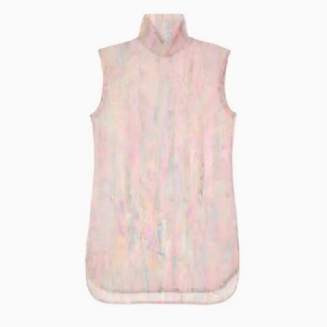 mame(マメ)のmame kurogouchi Marble Print Sheer レディースのトップス(シャツ/ブラウス(半袖/袖なし))の商品写真