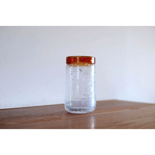 Stig Lindberg(スティグリンドベリ)のErik Hoglund エリックホグラン 花瓶 2151clam エンタメ/ホビーの美術品/アンティーク(ガラス)の商品写真