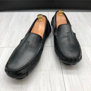 クラークス(Clarks)のCLARKS クラークス 25 ドライビングシューズ ブラック 革靴 7.5(スリッポン/モカシン)