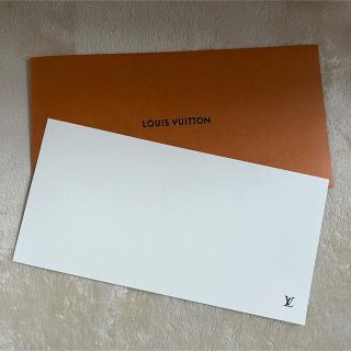 ルイヴィトン(LOUIS VUITTON)のLOUIS VUITTON メッセージカード　非売品(ノベルティグッズ)