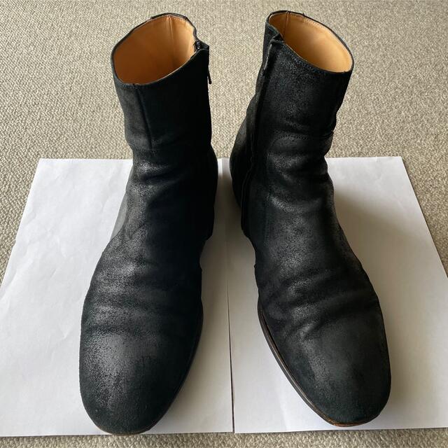 靴/シューズMaison Martin Margiela 22 ジップ レザー ブーツ