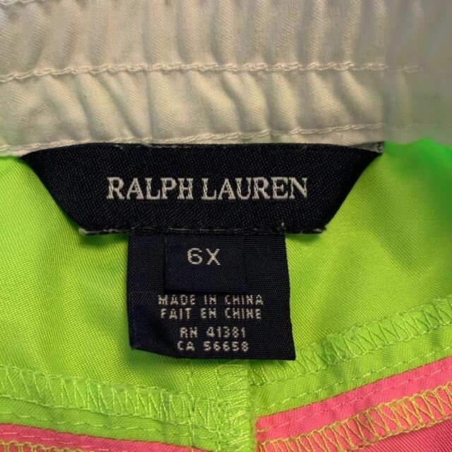 Ralph Lauren(ラルフローレン)のメイ　様専用‼️  おまとめ！　ラルフローレン   スイムパンツ　6 、帽子　M キッズ/ベビー/マタニティのキッズ服女の子用(90cm~)(ワンピース)の商品写真