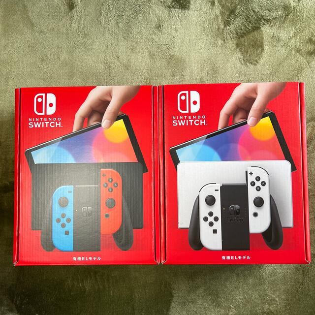 Nintendo Switch 有機ELホワイト・ネオン 2台セット 欠品商品です