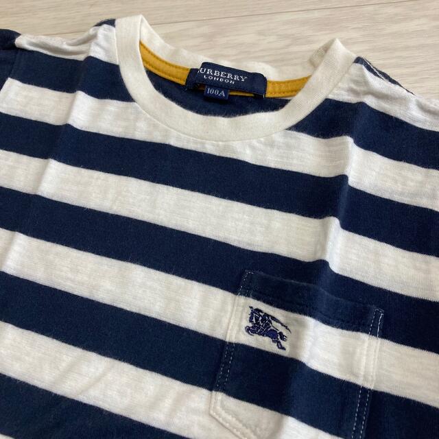 BURBERRY(バーバリー)のTシャツ　バーバリー　BURBERRY 100 かっこいい　コットン　綿100％ キッズ/ベビー/マタニティのキッズ服男の子用(90cm~)(Tシャツ/カットソー)の商品写真