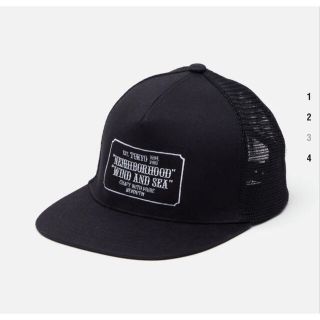 ネイバーフッド(NEIGHBORHOOD)のNEIGHBORHOOD WIND AND SEA C-CAP BLACK(キャップ)