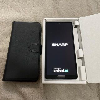 アクオス(AQUOS)の美品　SHARP SIMフリーAQUOS sense 5G SHG03(スマートフォン本体)