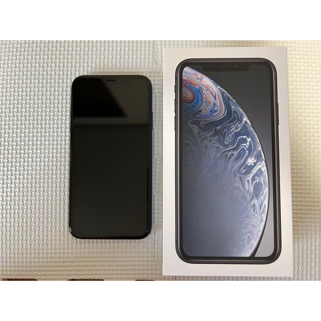 iphone xr ブラック　美品　SIMロック解除済みアップル代表カラー