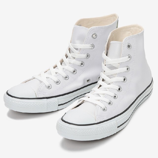 CONVERSE(コンバース)のコンバースレザーオールスターハイカットホワイト LEA ALL STAR HI レディースの靴/シューズ(スニーカー)の商品写真