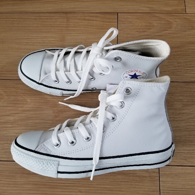 CONVERSE(コンバース)のコンバースレザーオールスターハイカットホワイト LEA ALL STAR HI レディースの靴/シューズ(スニーカー)の商品写真