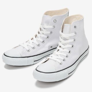 コンバース(CONVERSE)のコンバースレザーオールスターハイカットホワイト LEA ALL STAR HI(スニーカー)