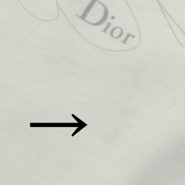 Dior(ディオール)のディオール・子ども用半袖Tシャツ　4サイズ◇白・クリーニング済み　薄シミあり キッズ/ベビー/マタニティのキッズ服男の子用(90cm~)(Tシャツ/カットソー)の商品写真