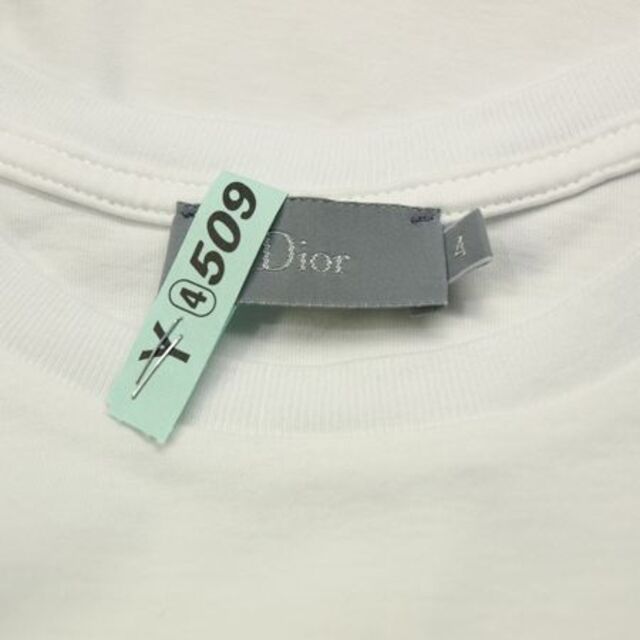 Dior(ディオール)のディオール・子ども用半袖Tシャツ　4サイズ◇白・クリーニング済み　薄シミあり キッズ/ベビー/マタニティのキッズ服男の子用(90cm~)(Tシャツ/カットソー)の商品写真