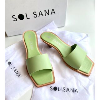 イエナ(IENA)の新品 SOL SANA LOGAN HEEL レザー サンダル インド製(サンダル)