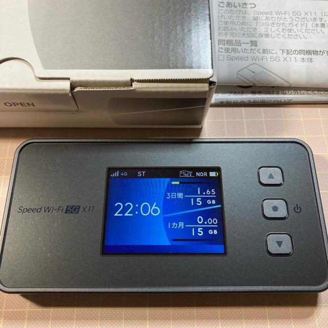 Speed wi-fi 5G X11 ポケットWiFi モバイルルーター