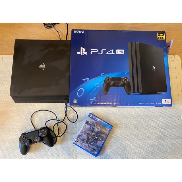 PS4 PRO 本体 1TB 美品 画像のヘッドセット付属しておりません。