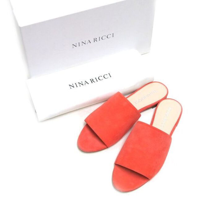 レディース新品 NINA RICCI スエード サンダル 定価61,000円 size36