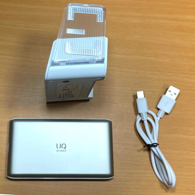 au(エーユー)のNEC WX04 クレードルセット UQ WiMAX ポケットルーターWiFi スマホ/家電/カメラのPC/タブレット(PC周辺機器)の商品写真