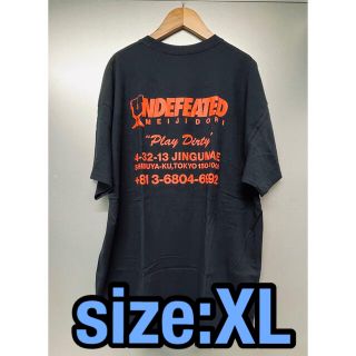 アンディフィーテッド(UNDEFEATED)のUNDEFEATED  リージョンTシャツMEIJI【XLサイズ/黒】(Tシャツ/カットソー(半袖/袖なし))