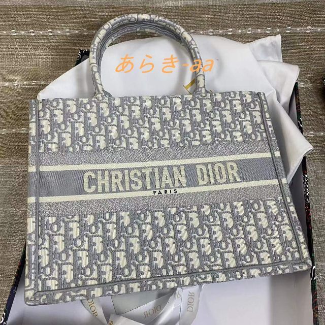 正規取扱店】 Dior - 美品 DIOR BOOK TOTE ミディアムバッグの通販 by