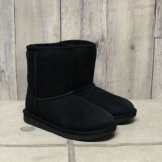 アグ(UGG)のUGG◇アグ・子ども用ムートンブーツ◇ブラック・21cm　美品(ブーツ)