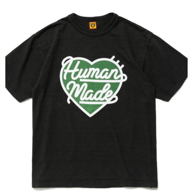 HUMAN MADE(ヒューマンメイド)のヒューマンメード　ハートTシャツブラック メンズのトップス(Tシャツ/カットソー(半袖/袖なし))の商品写真