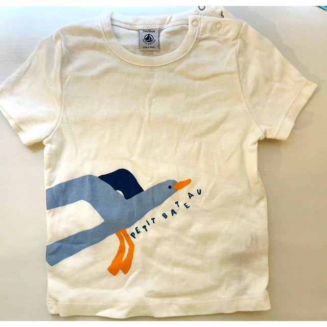 PETIT BATEAU(プチバトー)のプチバトー  Tシャツ  半袖　24m  水通しのみ　85〜90 キッズ/ベビー/マタニティのベビー服(~85cm)(Ｔシャツ)の商品写真