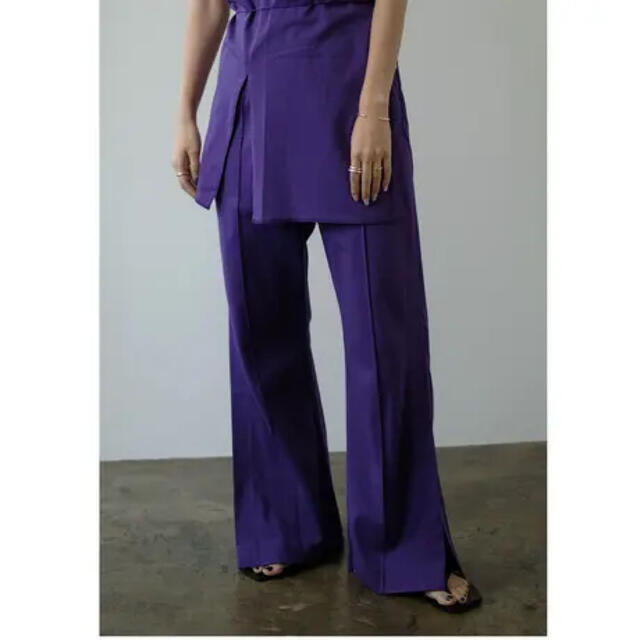 little suzie Side Slit Flare Pants