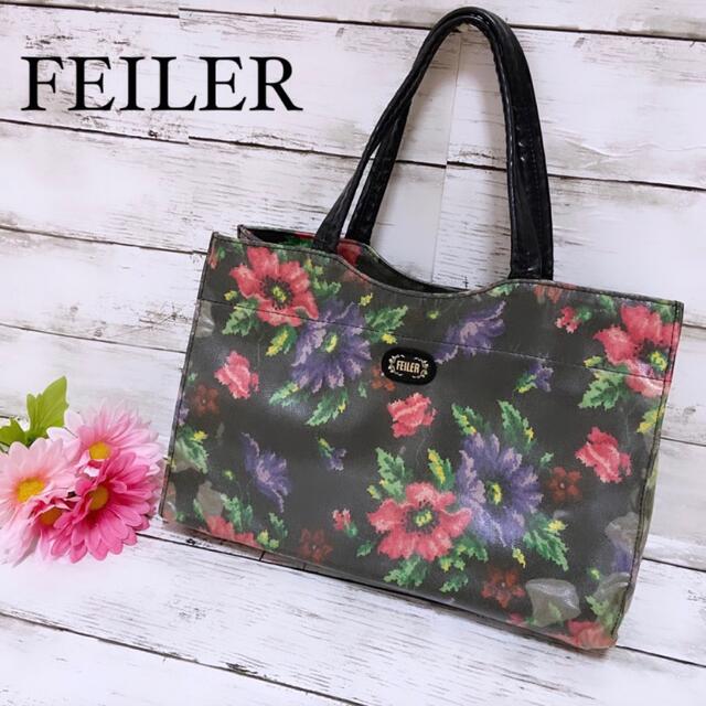 FEILER バッグ 花柄 防水 ナイロン