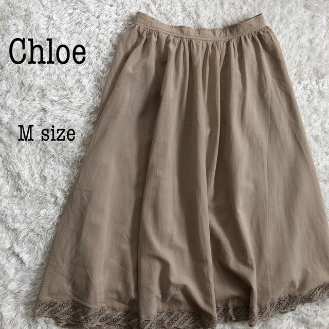 Chloe(クロエ)のchloe クロエ レディーススカート ひざ丈 レース レディースのスカート(ひざ丈スカート)の商品写真