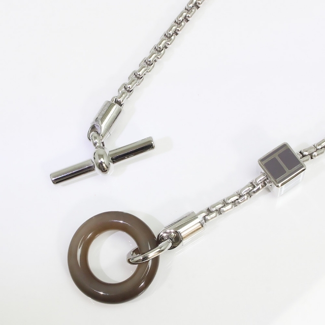 大特価!!】 エルメス HERMES メリ・メロ バッファローホーンネックレス