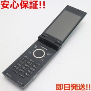 シャープ(SHARP)の美品 SH-01B ブラック 白ロム(携帯電話本体)