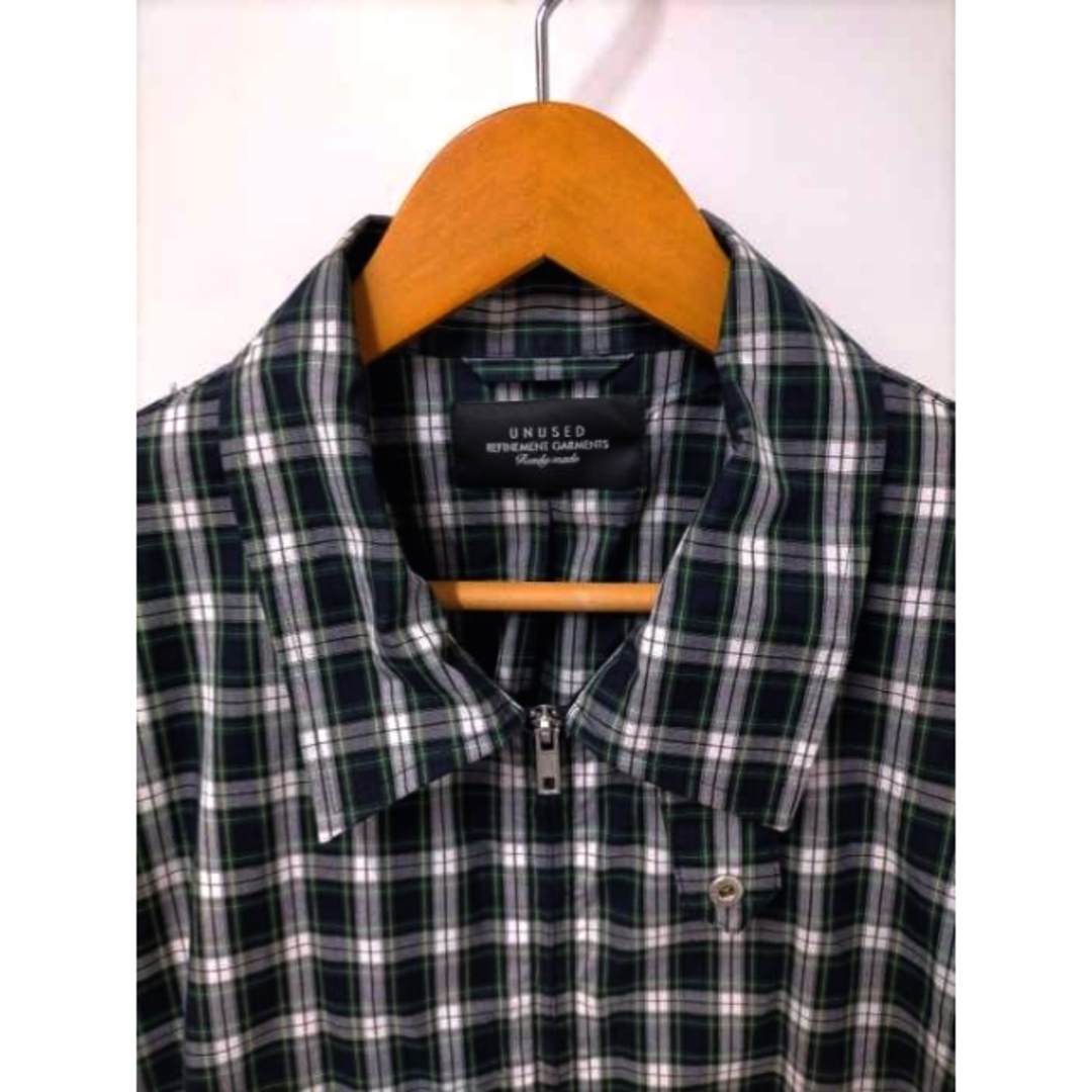 UNUSED(アンユーズド) 22SS チェックジップアップジャケット メンズ